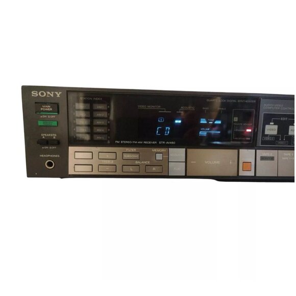 Sony Stereo Receiver STR-AV460 Vintage Tested Works - Picture 3 of 10